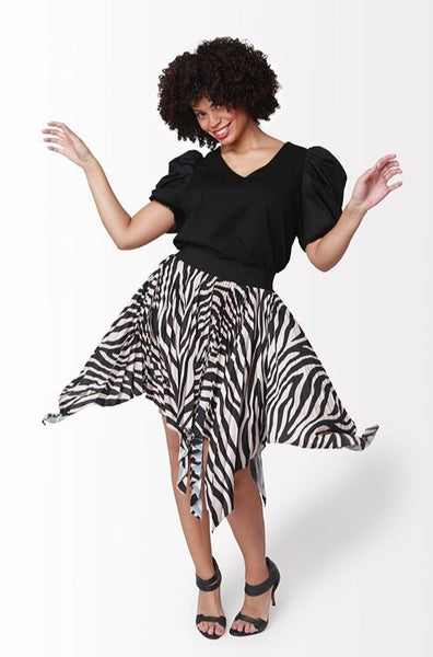 Zebra print 2025 skirts for sale