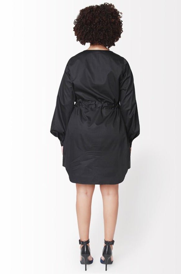 Emme Shirt Dress // Black - SHEGUL